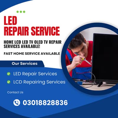 LED repair, LCD Tv Repair, Expert Technician , Repairing service