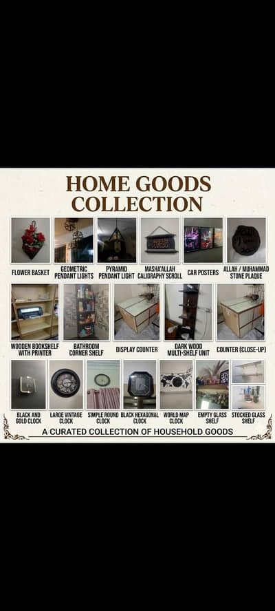 RAGS/ORGANIZER/ CLOCKS/ DECOR/ SHELFS