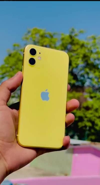 iphone 11 yellow colour waterpack 64GB
