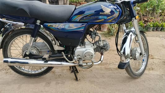Honda CD 70 special edaaction blue colour