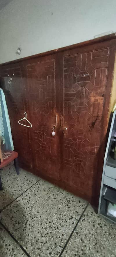 Solid Wood | 3 door wardrobe | Urgent sale