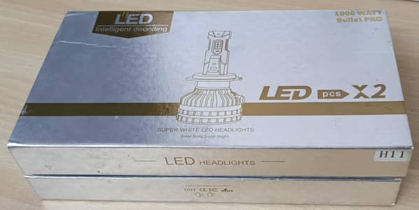 V85 Pro LED lights with white indicators. . .