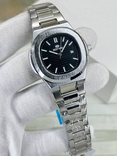 Bestwin Men’s Luxury Stainless Steel Watch in Pakistan - Date Display