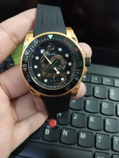 Gucci Snake dial brand new and 100% original premium mens watch