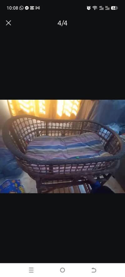 baby pram and sleeping cot. .