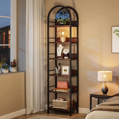 Living Room Bookcase | Storage Organizer Rack | Multi-Purpose | Shelve
