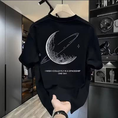 T Shirt design Moon for Man and Woman