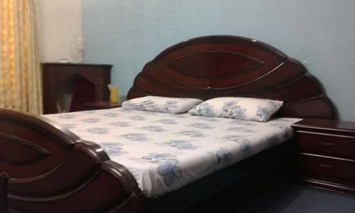 Double Bed with Dressing & Side tables - Solid Build