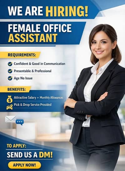 Female Office Assistant Job in Lahore