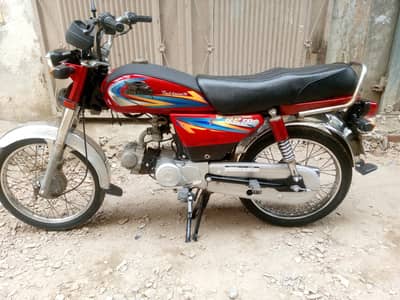 road Prince 70cc bike 2022 model all dacomnt all ok
