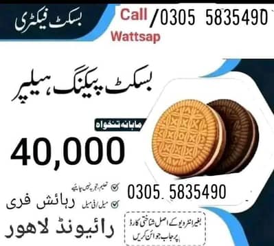 Biscuit Packing Work