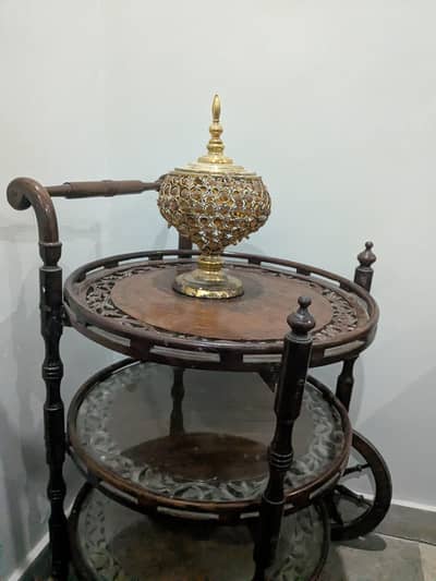 SHEESHAM WOODEN FANCY TROLLY