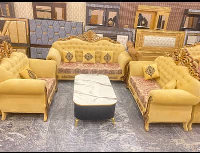 Premium 6 Seater Taj Style Sofa Set | Modern Design