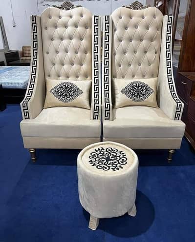 Premium Visachi Taj Style Chair Set | Modern Furniture
