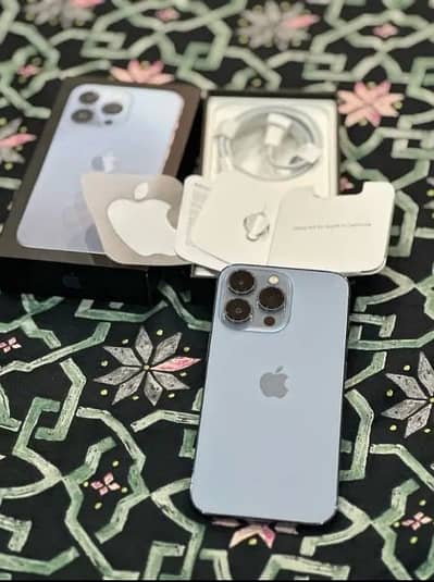 Apple I phone 13 pro official PTA approved 128 GB memory water pack