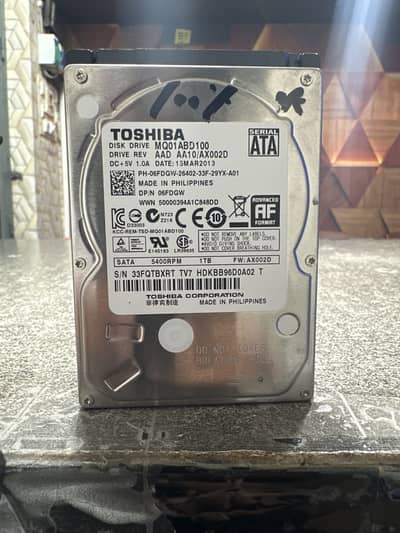 Sata 1 TB hard drive 100% ok