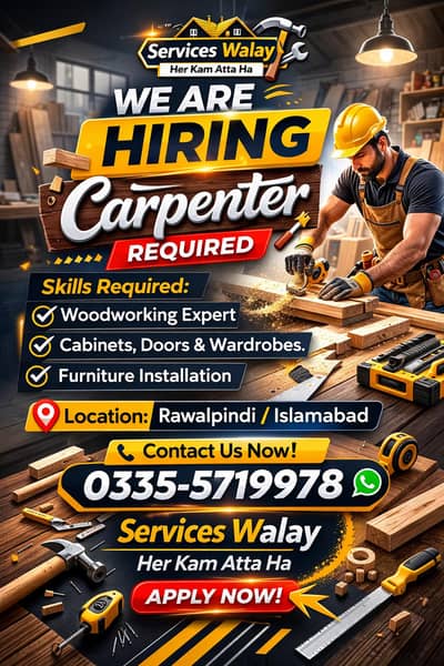 Carpenter job