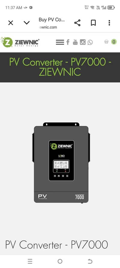 ziewnic lobo pv 7000.