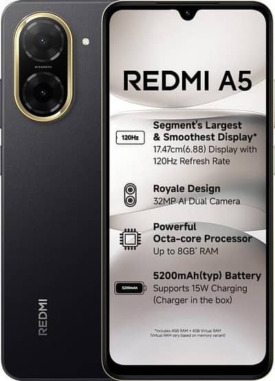 Redmi a5 4/64 gb 1 day used for Sale