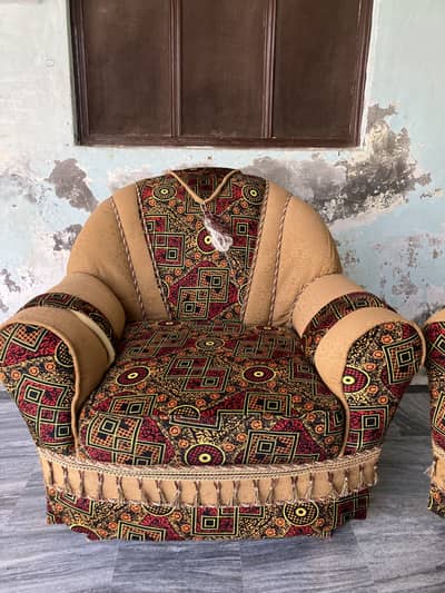 Sofa one seater with cover