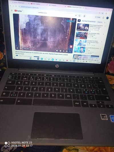 Hp chormebook updated with type c charger 4/16