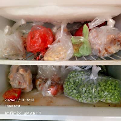 haier fredge double door good condition