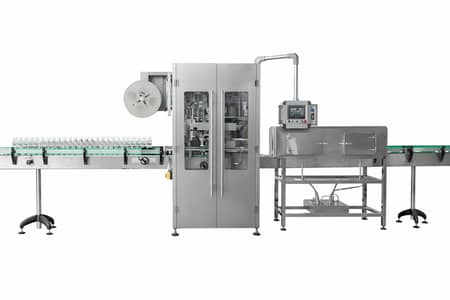 Auto Sleeve Labeling Machine Hi Speed Automatic Sleeve Labeler