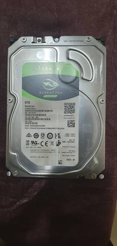 6TB Hard drive forsale