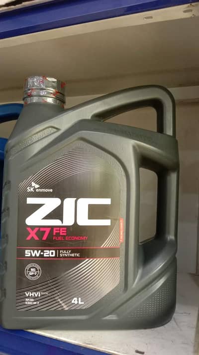 ZIC X7 5W-20 Engine Oil (4 Liters) - 100% Original Sealed Pack