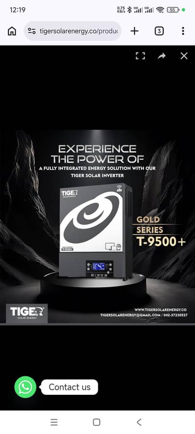 Tiger Gold Inverter T 9500 P