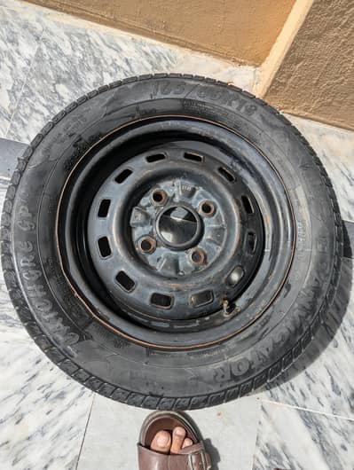 13 size Steel Rim with Tyre