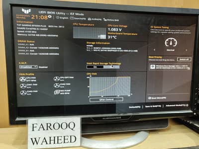 14400F B760M Tuf 32gb DDR5 500GB 2TB 750W 240mm Asus A21 6800xt taichi