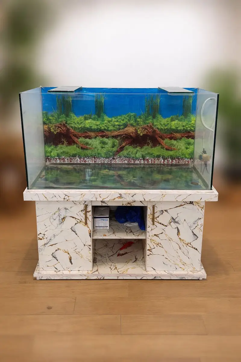4 Feet 12mm glass Aquarium with Accessories — photo 3
