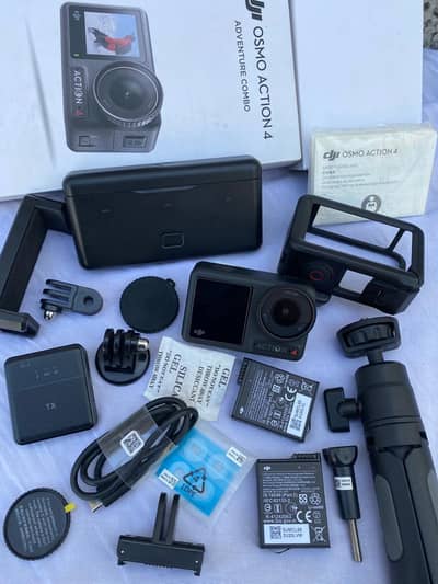 DJI Osmo Action 4 Adventure Combo – 10/10 Condition | Only 4 Days Used