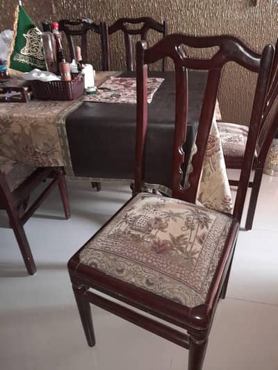 6 chairs woodepure original shesham wood in almost brand new condition