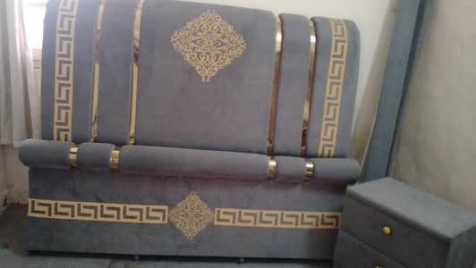 Gray color bad King size