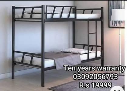 heavy bunker Bed|iron bunk bed|double bed|kids bed|single |03092056793