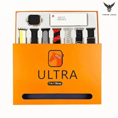 7 In 1 Smart Watch  Bluetooth 5.3 Multicolor and free delivery