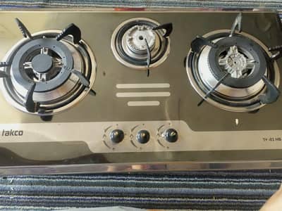 new Nasgas automatic 3 burner stove