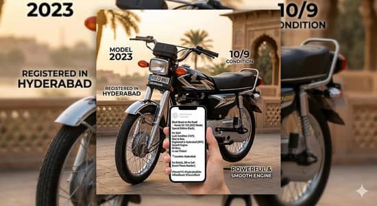 Honda CG 125 | 2023 Model | 10/9 Condition | Urgently Selling