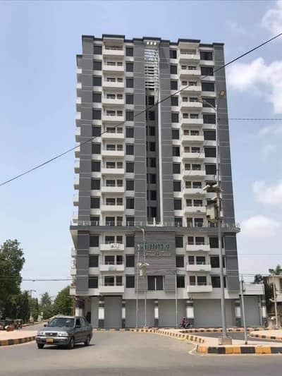 Saima Fine Towers Luxury Flat Available For Sale 1200 Square Feet 2 Bedrooms Drawing Lounge At Prime Location Of Shaheed E Millat Road