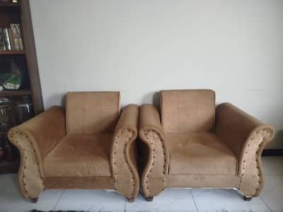 5 seater sofa set in good condition for sale at reasonable price