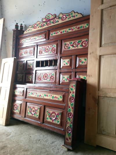 kingbed, home furniture,  Door woods