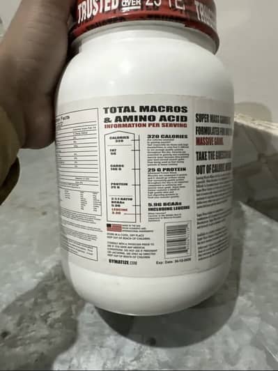 Imported Gym Protein Powder Available