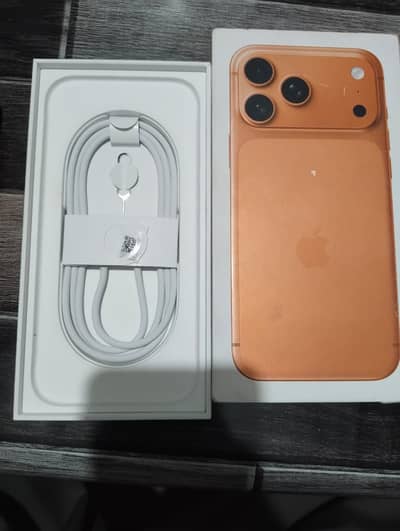 iPhone 17 Pro Max 256GB Orange | Factory Unlock | 100% Battery | Box