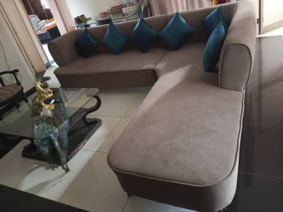 L-SHAPE SOFA -HIGH QUALITY- HUGE SIZE- PREMIUM LOOK- EXTRA COMFORT