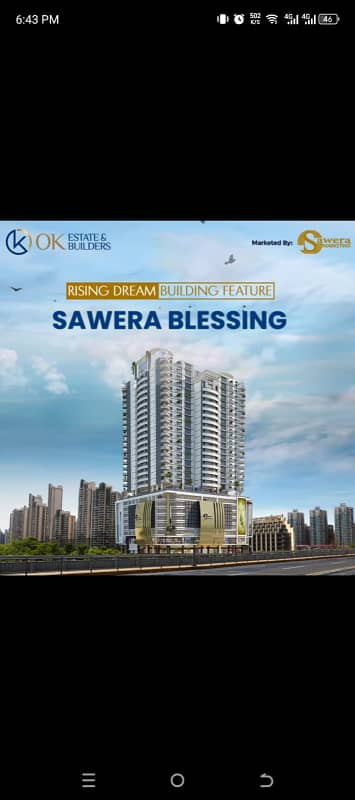Flat Available For Booking in Sawera Blessing