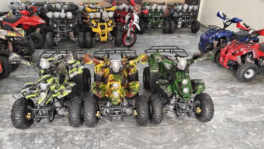 Latest Variant 70cc Kids Petrol Engine Atv Quad Bike Delivery In All