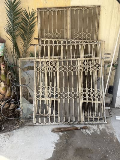 Iron windows and grill for sale