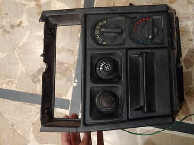 Daewoo Racer Dashboard AC/Heater Control Panel & Console